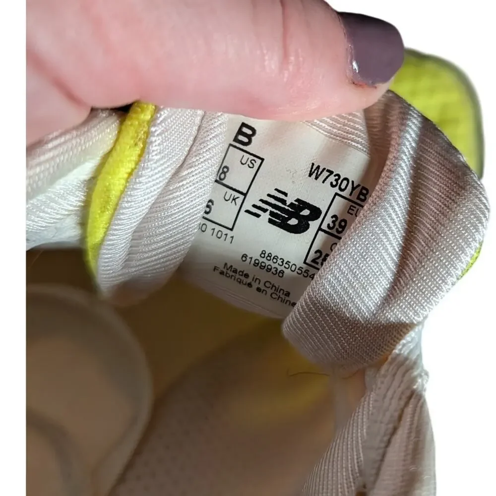 New Balance 730v2 Running Shoes Neon Yellow Women's Size 8 W730YB